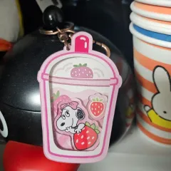 SNOOPY 三井 寿 いちご BUBBLE TEENFRESH キーホルダー + SNOOPY 三井 寿 マグネット