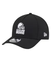 ニューエラ メンズ アクセサリー 帽子 New Era Mens Black Cleveland Browns Team Collection 9FORTY MCrown AFrame Adjustable Hat Black ブラック