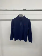 ( 5Y ) ポロ Ralph Lauren(ラルフローレン) キッズ ボーイズ 子供 ハーフ ジップアップ プルオーバー スウェットシャツ