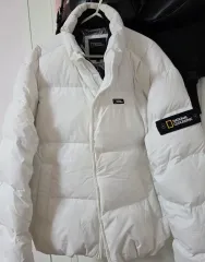 NATIONALGEOCRAPHIC 白 ダウン L