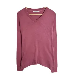 AMERICAN HOLIC ピンク ニット M ヴィンテージ Vネック ルーズフィット