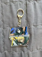 進撃の巨人 ミカサ アルミン キーホルダー