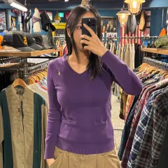 RALPH LAUREN ラルフローレン Vネック ポケット ニット