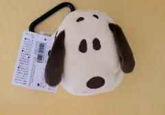 SNOOPY FACE カラビナ ポーチ (モカ)