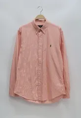 POLO ポロ ラルフローレン スリムフィット ストライプ シャツ / L