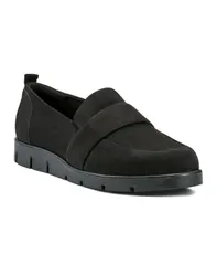 ロックポート レディース シューズ パンプス Rockport Womens Ramone Casual SlipOn Almond Toe Shoes Black Nubuck ブラック