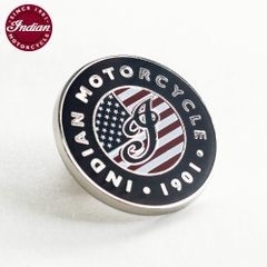 ピンバッジ インディアンモーターサイクル Indian motorcycle USA Flag Logo Pin マルチカラー 2862951 USA モータースポーツ