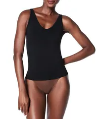 スパンク レディース トップス タンクトップ SPANX Womens Everyday Seamless Shaping Tank Top Very Black ブラックのサムネイル