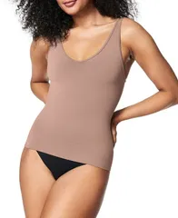 スパンク レディース トップス タンクトップ SPANX Womens Everyday Seamless Shaping Tank Top Cafe Au Laのサムネイル