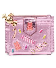 Betsey Johnson 財布 カードケース ピンク - メルカリ