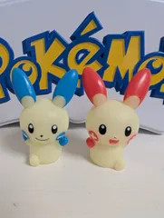 ポケモンキッズ　指人形　プラスル　マイナン　蛍光