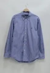 POLO ポロ ラルフローレン スリムフィット ストライプ シャツ/L (180/100A)