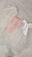 3個 まとめ売り) 子供可 撮影用ベール 花冠 ヘアピン 新品