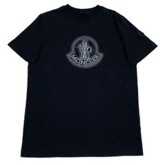 最新極美品］MONCLER Tシャツ 黒ワッペン M 国内正規品 5S118 - メルカリ