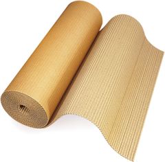 【新着商品】日本製 巻き段ボール (幅400mmx長さ5m) 3mm厚 片面 段ボール 巻きダンボール 引越し 養生 梱包