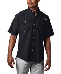 コロンビア メンズ トップス シャツ Columbia PFG Mens Bahama II UPF50 Quick Dry Shirt Black ブラック