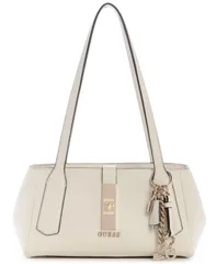 ゲス レディース バッグ GUESS Brooke Small Top Zip Shoulder Satchel Bag Off White オフホワイト