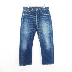 リーバイス Levi's 501 デニム ジーンズ ボトムス ストレート ボタンフライ 刻印553 米国製 32 インディゴ ※EKM