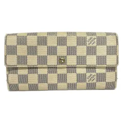LOUIS VUITTON(ルイヴィトン) 長財布 ダミエ ポルトフォイユサラNM2 N61735 アズール イニシャル刻印