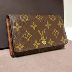 z15 ポルト モネ ビエ トレゾール　ポルトフォイユ トレゾール　インターナショナル 旧型　Louis Vuitton ルイ ヴィトン　2つ 折り　二つ折り　フラップ ボタン 式　財布　コンパクト　ミニ ウォレット　モノグラム