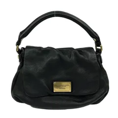 MARC BY MARC JACOBS(マークバイマークジェイコブス) ハンドバッグ美品  クラシックQウキタ 黒 レザー