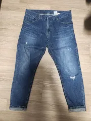 ハーフ RIIZE（ライズ）ダメージ デニム ズボン 出品