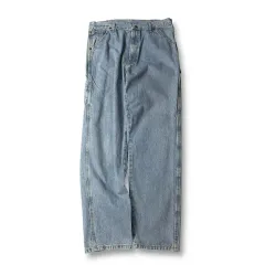 (36) Wrangler (ラングラー) ライトブルー レギッドウェア カーペンター デニム パンツ
