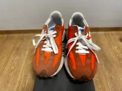 ニューバランス 327 オレンジ ブラウン スニーカー