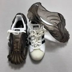 アディダス SUPERSTAR BUBBLE TEENFRESH (白&ブラック)