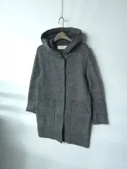 ザラ ウール ロング フード カーディガン (55 66)