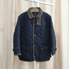 ポロラルフローレン キッズ キルティングジャケット ネイビー 4/4T