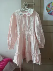 キキララ ピンク色 長袖 ONE PIECE