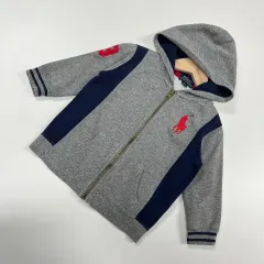 24m 90 ラルフローレン Polo Kids(ポロキッズ) 起毛 ジップアップ