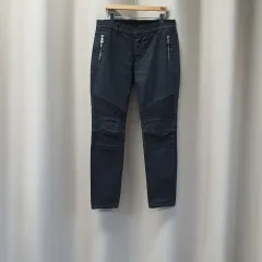 バルマン コーティングデニム ストレッチ パンツ