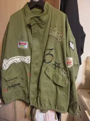 ヴィンテージ マウンテンパーカー ミリタリー ジャケット カーキ