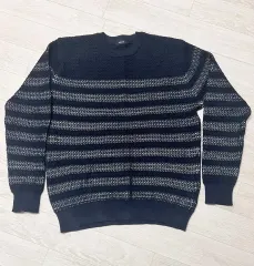 Comme ca ism ストライプ ニット mサイズ