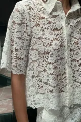 ZARA ザラ 花 レース 半袖 S 新品