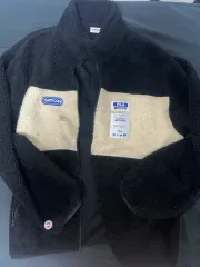 フィラ アウトドア バイカラー シェルパ フリース ジャケット XL