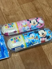 レトロ文具 2011年 ディズニー ミッキー ミニ マウス 鉄製 筆箱 ティン筆箱 ティンケース