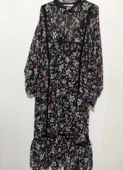 ZARA シフォン ロング ONE PIECE