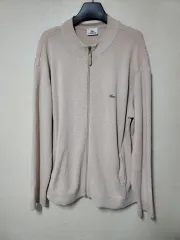 ラコステ コットンニット ジップアップ