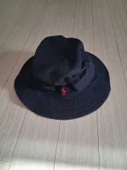 ポロラルフローレン ネイビー バケットハット 帽子