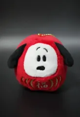 スヌーピールーマインだるまぬいぐるみキーホルダー