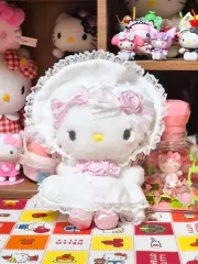 サンリオ ラブリー フリル ハローキティ マスコット ぬいぐるみ キーホルダー