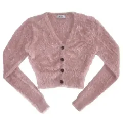 アズオン マカロンカーディガン ピンク