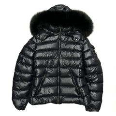 MONCLER BADY FUR フォックス ダウンジャケット 00 ブラック - メルカリ