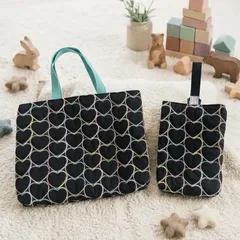ハンドメイド★入園入学2点セット★レッスンバッグ★シューズケース★上履き入れ★絵本バック