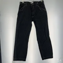 【中古】Schott OLD HICKORY DENIM PANTS サイズ36 ブラック 782-5911002[19]のサムネイル