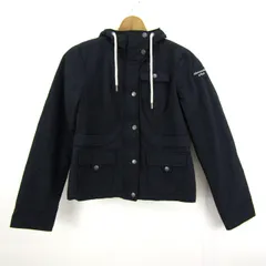 アバクロンビー＆フィッチ フード付きジャケット 裏ボア アウター レディース XSサイズ ネイビー Abercrombie&Fitch 【中古】のサムネイル