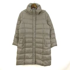 □071201-117□MOORER□ダウンコート□38□ベージュ系□レディース 